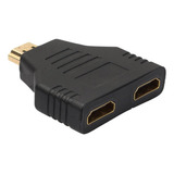 Adaptador Hdmi 1080p De Doble Puerto 2 En 1 Converter