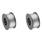 2 Pcs Arame Solda Mig Inox 308l 0.8mm Uso Com Gás Rolo 1kg