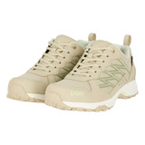 Zapato Caña Baja Bolt Lace Women Beige Doite