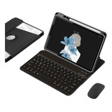 Funda Con Teclado Ñ Ratón Para iPad 7 8 9 10.2''