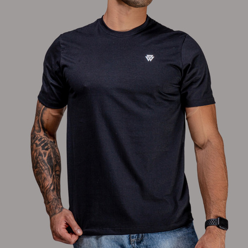 Camiseta Camisa Masculina 100% Algodão Qualidade Superior