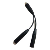 Cable Adaptador 2 Microfonos Beta98 Pga98 A 1 Body Blx Slxd 