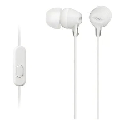 Auriculares in-ear gamer Sony MDR-EX14AP blanco | MercadoLibre