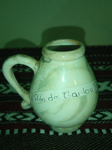 Mate De Cerámica Recuerdo De Villa Carlos Paz 