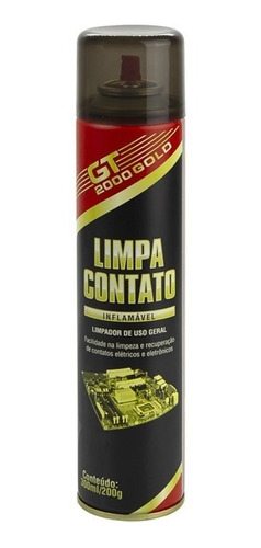 Limpa Contato Elétrico Spray 300ml Gt2000