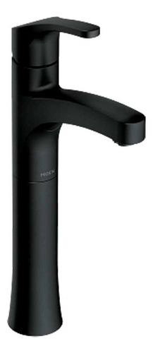 Monomando Alto Para Lavabo Dánika Negro Mate | Moen