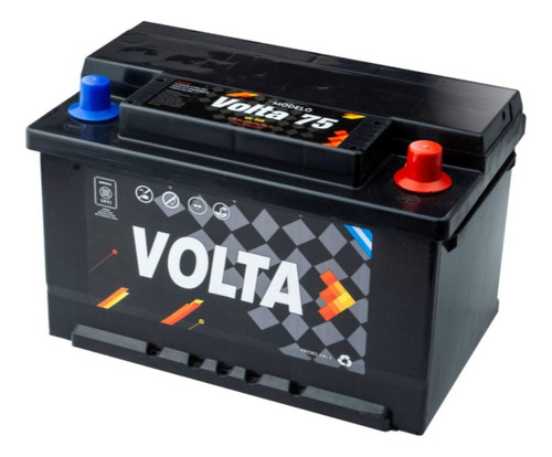 Batería Volta 12x75 Escort, Gol Clio Diesel Gnc Envios!!
