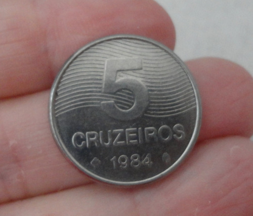 Moeda 5 Cruzeiros 1984 Café