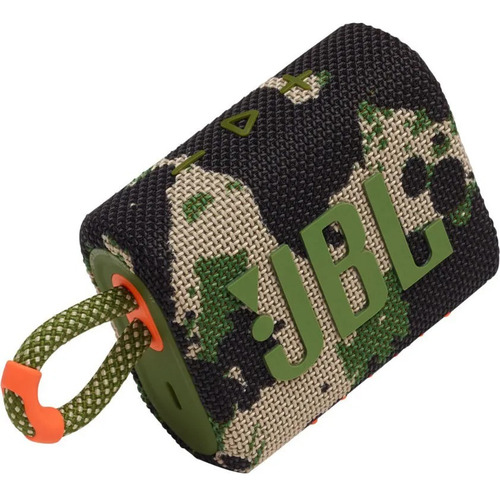 Caixa De Som Jbl Portátil Go3 Bluetooth Original Camuflada