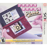 Videojuego Crucigrama Ingles Crosswords Plus Nintendo 3ds