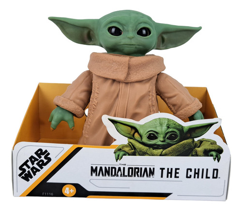 Boneco Pvc Baby Yoda Star Wars Decoração Presente Coleção