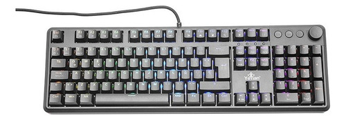 Teclado Gamer Yeyian Ytm-28208b Asward S3000 Switch Azul Rgb Color Del Teclado Negro