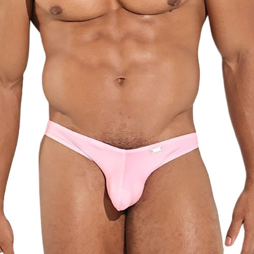 Bikini Power Cup Bañador Hombre Lycra Rosado Blokes