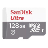 Cartão De Memória Sandisk  Ultra Com Adaptador Sd 128gb