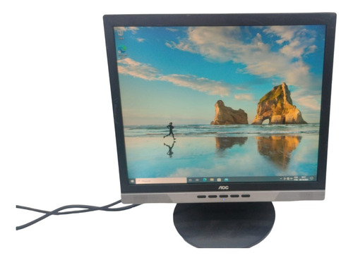 Monitor Aoc 17' Modelo 712sa Quadrado Usado Sem Risco Barato