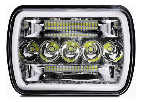 Faro Led De 6x7 5x7 Luz Alta/baja Para Wrangler Jeep