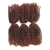 6 Paq Marlybob Crochet Hair Afro Kinky Curly Hair Crochet Cr