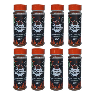Chile Habanero Chocolate En Polvo, El Mero Habanero, 8pack | Meses sin interés