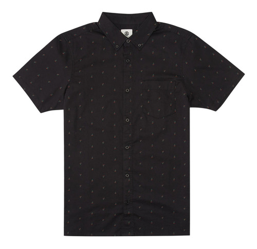 Camisa M/c Hombre Mi Amor M Wvtp Negro Element