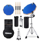 Juego De Soportes Para Batería Drum Practice Pad Snare De 12