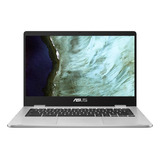 Asus C423 Chromebook, 14  Intel Celeron N3350, 4gb Ram, 64gb