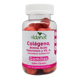 Gomitas Colageno Biotina Acido Hialuronico 60 Gomitas Cereza