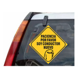 Aviso Letrero Sticker Adhesivo Aprendiz A Bordo Carro X 2und