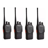 Pack De 4 Radio Boquitoqui Walkie Talkie Baofeng Bf-777s