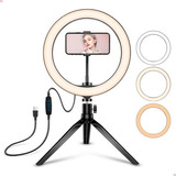 Ring Light Profissional Original Iluminador Mesa Completo