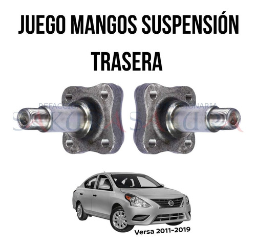 Kit 2 Mangos Suspension Trasera Versa 2017 Nissan Orig