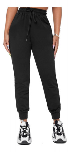 Pantalón Jogger Buzo Mujer Algodón Forrado 