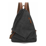 Mochila Vintage De Lona Para Hombres Y Mujeres - Práctico