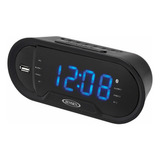 Jensen Jcr298  Digital Amfm Reloj Despertador Doble Con...