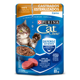 Alimento Húmedo Gato Esterilizados Carne Cat Chow 5 X 85g