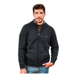 Campera Tejida  Hombre Con Cierre Y Bolsillos Art 401