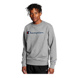 Poleron Hombre Powerblend Graphic Crew Navy Champion