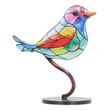 Figura Decorativa De Pájaro En Metal, Adorno De Descompresió
