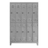 Guardarropas Locker Metalico Personal Vestuario 10 Puertas 