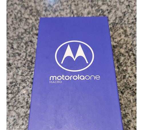 Motorola One Macro 64 Gb  Space Blue 4 Gb Ram