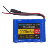 Pack De Li-ion 18650 Sanyo 3s4p-11,1v/12,6v 10000mah C Bms 