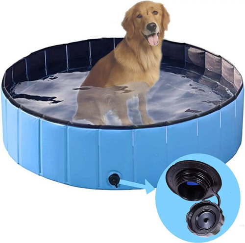 Alberca Plegable Piscina Perro Mascota Bañera Baño