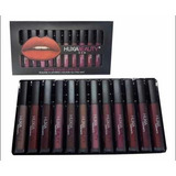 Lipstick Matte Labiales Huxia Beauty Set 12 Piezas