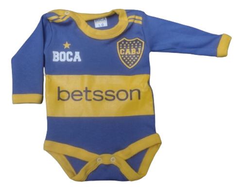 Body De Boca Juniors Bebe Algodon