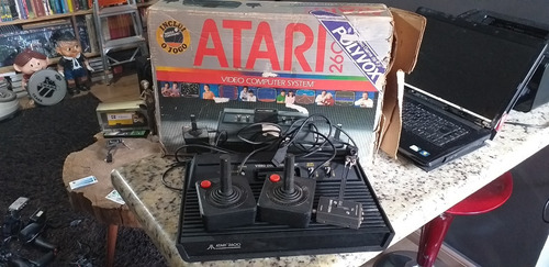 Atari 2600 Completo Funcionando Na Caixa