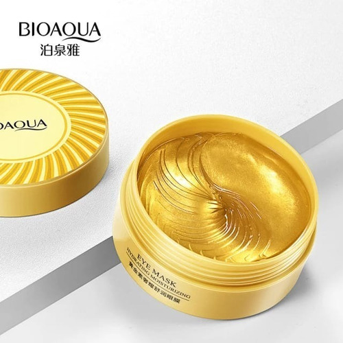 Bioaqua Parches Antiarrugas De Oro Hidratantes Para Ojos Tipo De Piel Todo Tipo De Piel