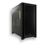 Caja Atx Corsair Mid Tower 4000d Vidr Tem Airflow Negr  2fan