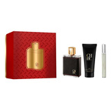 Kit Ch Hc Men Carolina Herrera Perfume Edt 100ml + After Shave 100ml + Perfume De Bolso 10ml Original