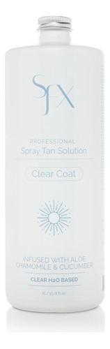 Sunfx Clearcoat Solucion Totalmente Natural (1l/33.8 Fl Oz,