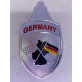 Emblema Blasón Germany De Cofre Vocho Plata 