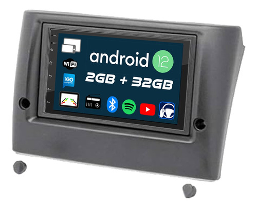 Estereo Android Pantalla 7'' Fiat Stilo Bt Gps Wifi Camara